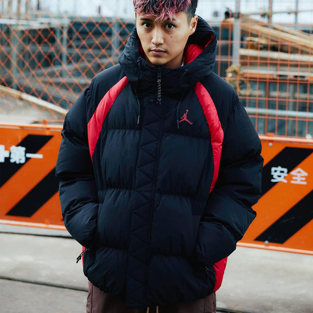 JORDAN BRAND AS M J ESS PUFFER JKT BLACK 21HO-I（ジョーダン