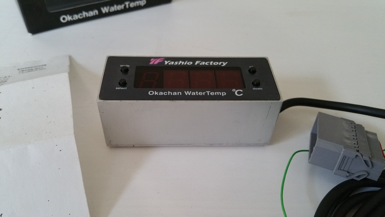 Yashio Factory 'Okachan' Water temp gauge / Yokosuka Finds