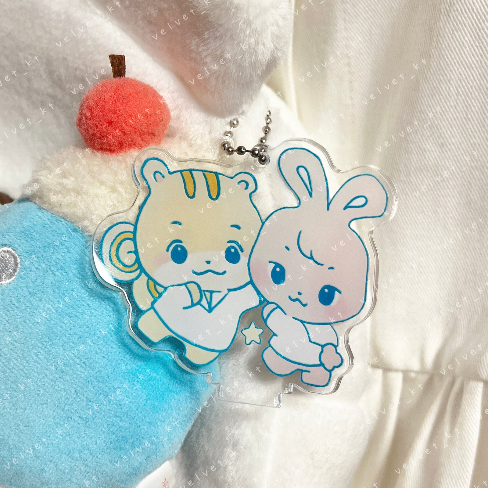 ATEEZ Aniteez Acrylic Standee Charms | Studio Velvet KT