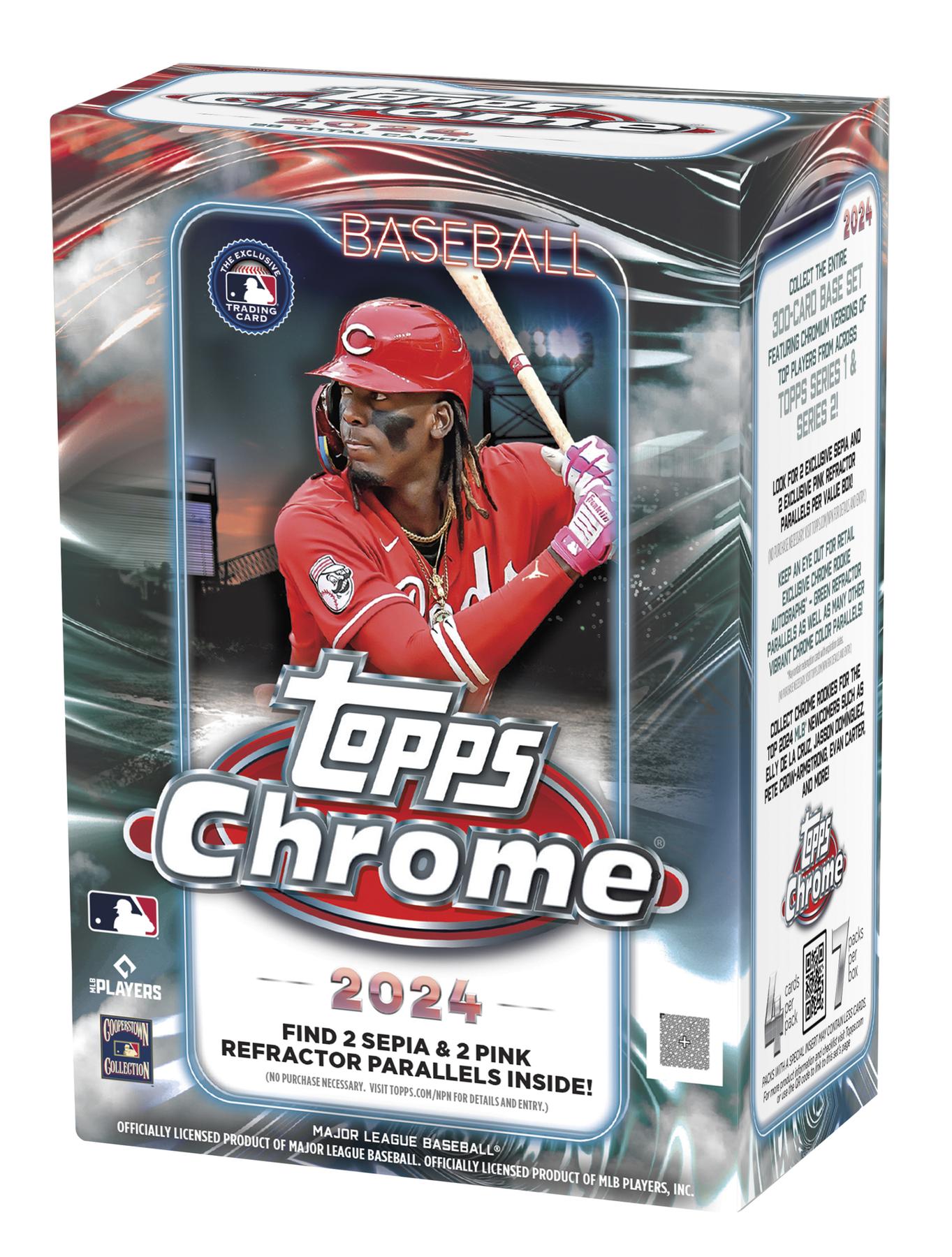 2024 Topps Chrome Baseball 7-Pack Blaster Box | DA Card World