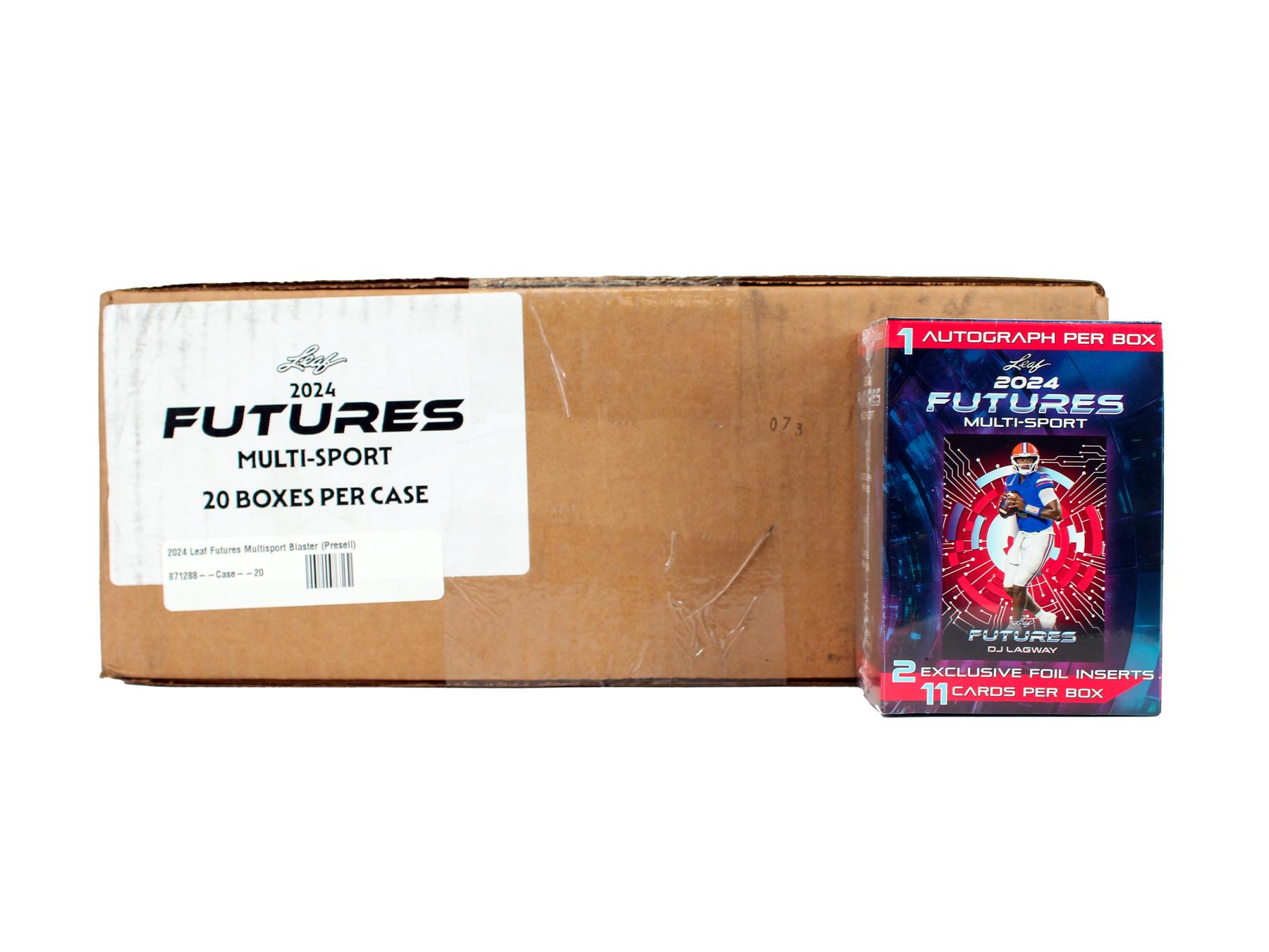 2024 Leaf Futures Multisport Blaster 20-Box Case | DA Card World