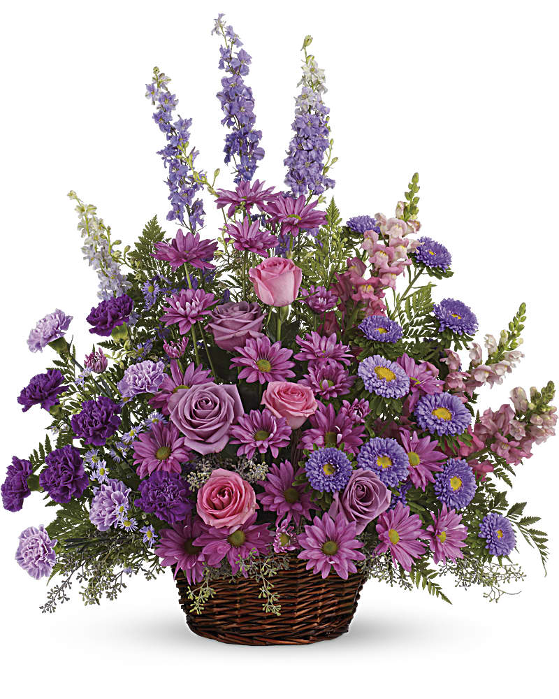 Gracious Lavender Basket in Concord NH - D. Mcleod, Inc., Florist