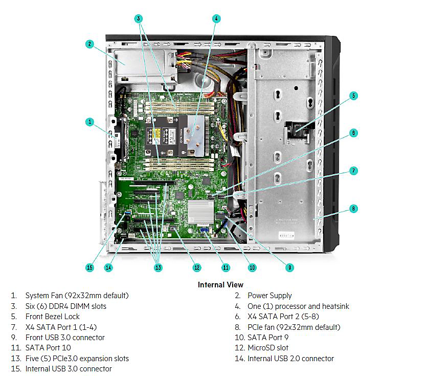 HPE ProLiant ML110 Gen10 Server QuickSpecs | HPE