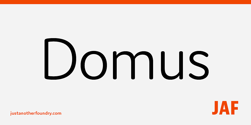 JAF Domus | Adobe Fonts