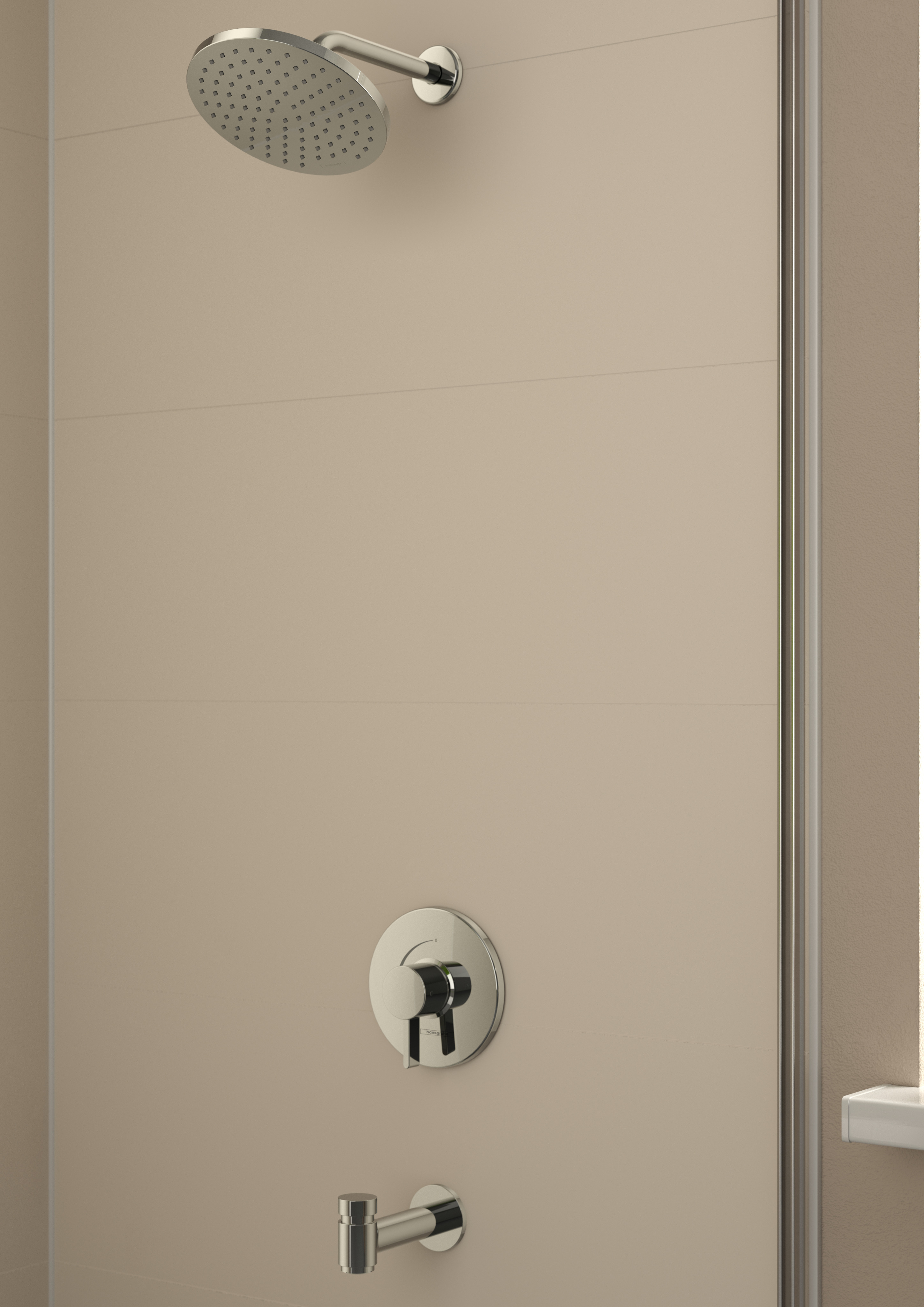 ハンスグローエ オーバーヘッドシャワー: ベルニスブレンド, 1シャワー