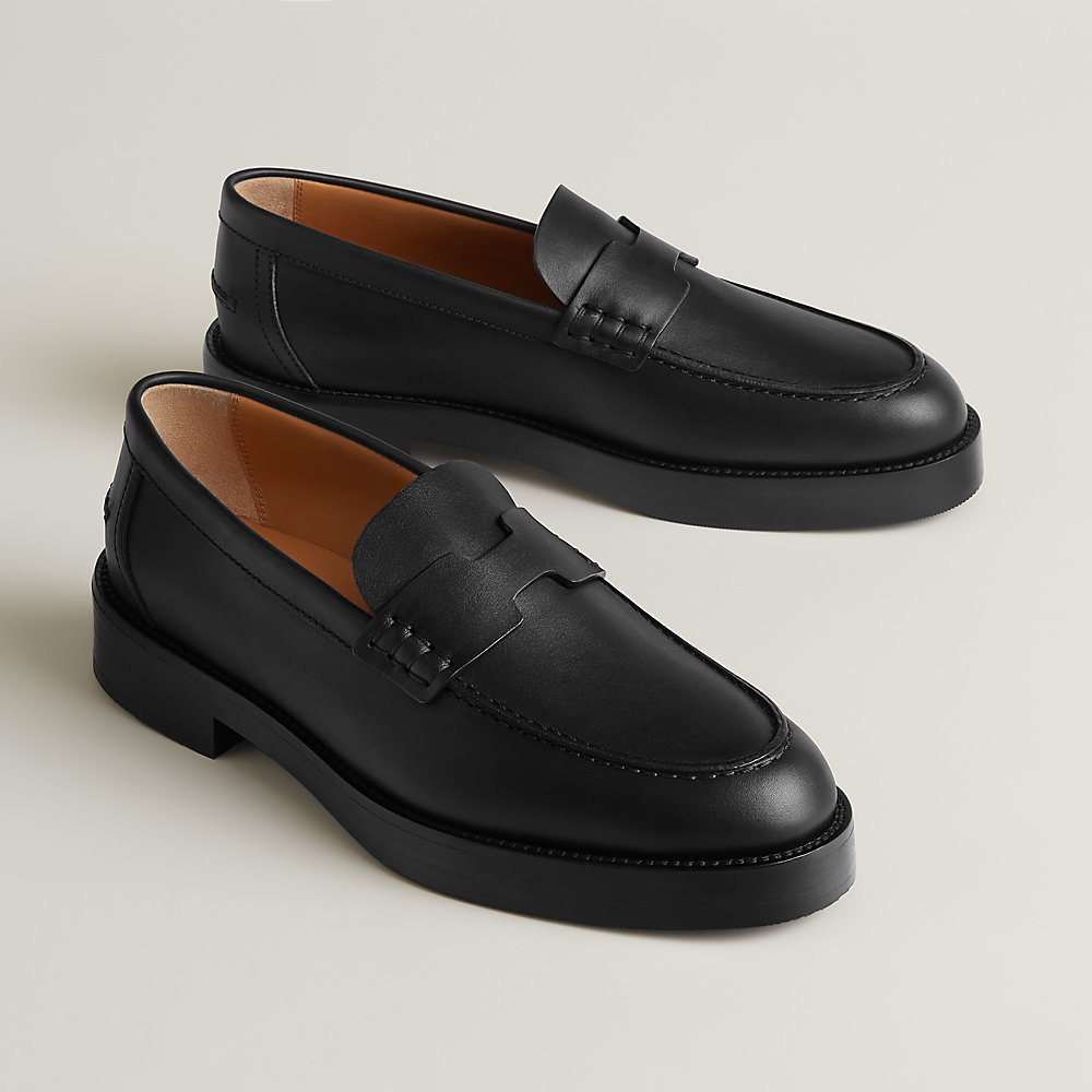 Hour loafer - Black | Hermès Canada