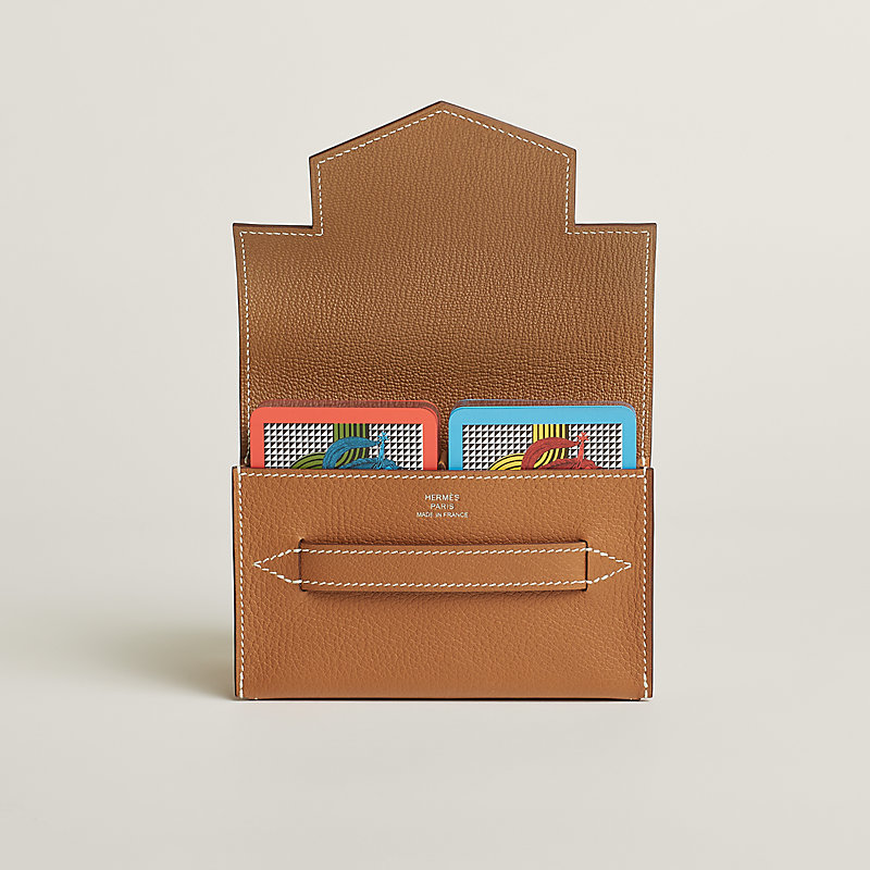 Lord Pocket bridge deck case - Brown | Hermès USA