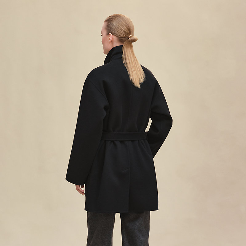 Short coat - Black | Hermès USA