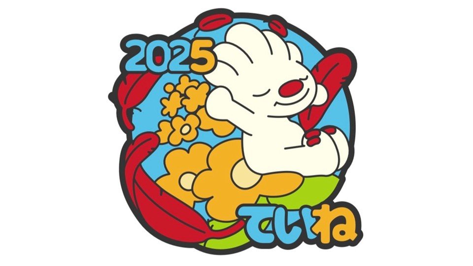 ていぬ×赤い羽根共同募金 2025年度ピンバッジデザインに、メディア