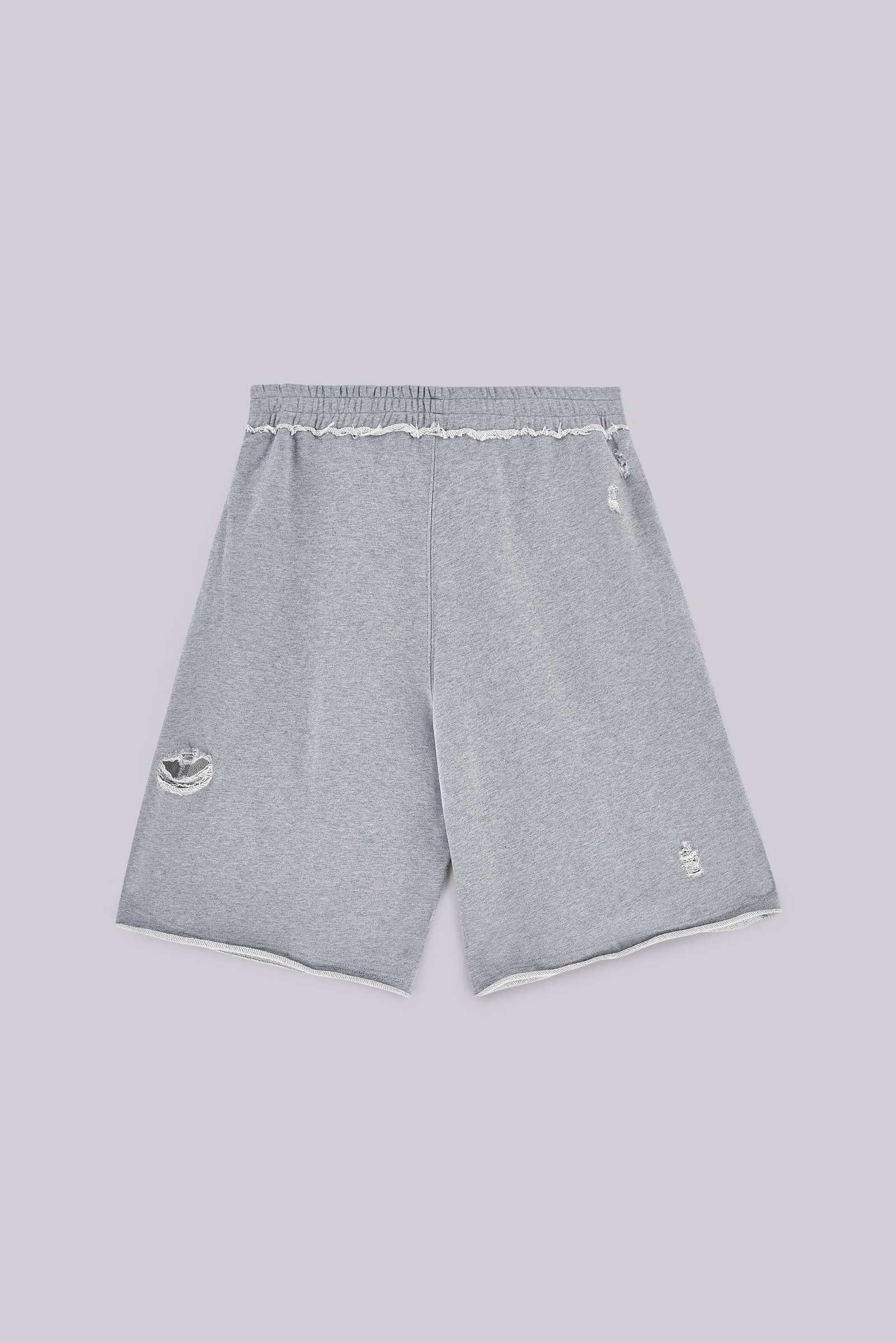 Grey Distressed Monster Shorts | Jaded London | Clothing