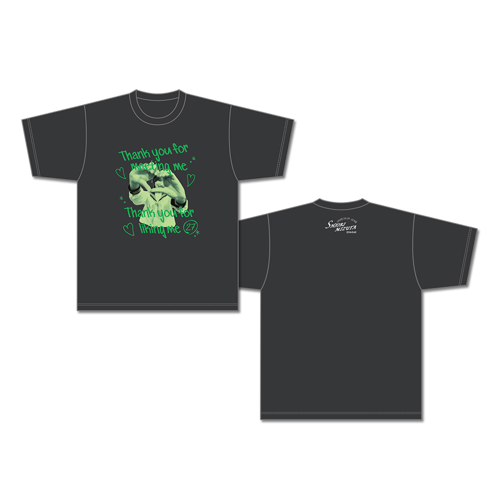 2025年12月度 生誕記念Tシャツ 水田詩織 - NMB48 OFFICIAL GOODS STORE