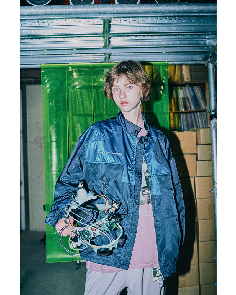 Cosmic Nylon Jacket (Space Navy) - ZUTOMAYO MART