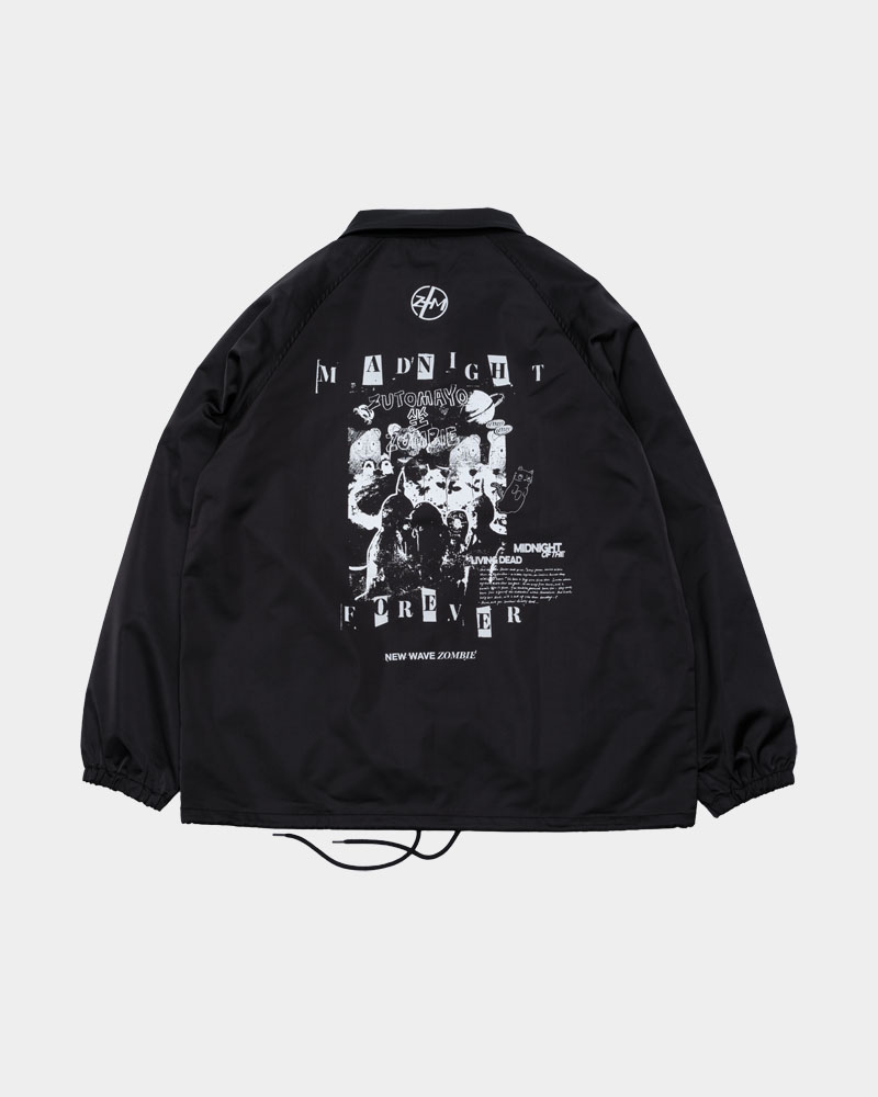 MADNIGHT Coach Jacket (Black) - ZUTOMAYO MART