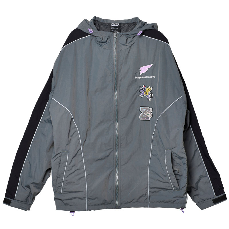 ずっと真夜中でいいのに。ナイロンジャケット Nylon Jacket White