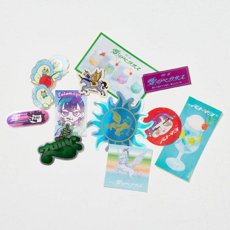 会場限定】AIPEGA Sticker & GOTOCHI Pins Set - ZUTOMAYO MART