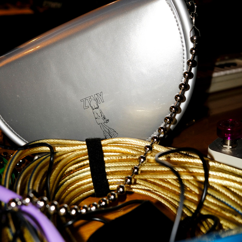 nana-nana × ZUTOMAYO Hoop (Cosmic Silver) - ZUTOMAYO MART