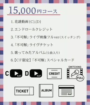 バーチャルシンガー花譜がファーストライブ「不可解」のクラウドファン