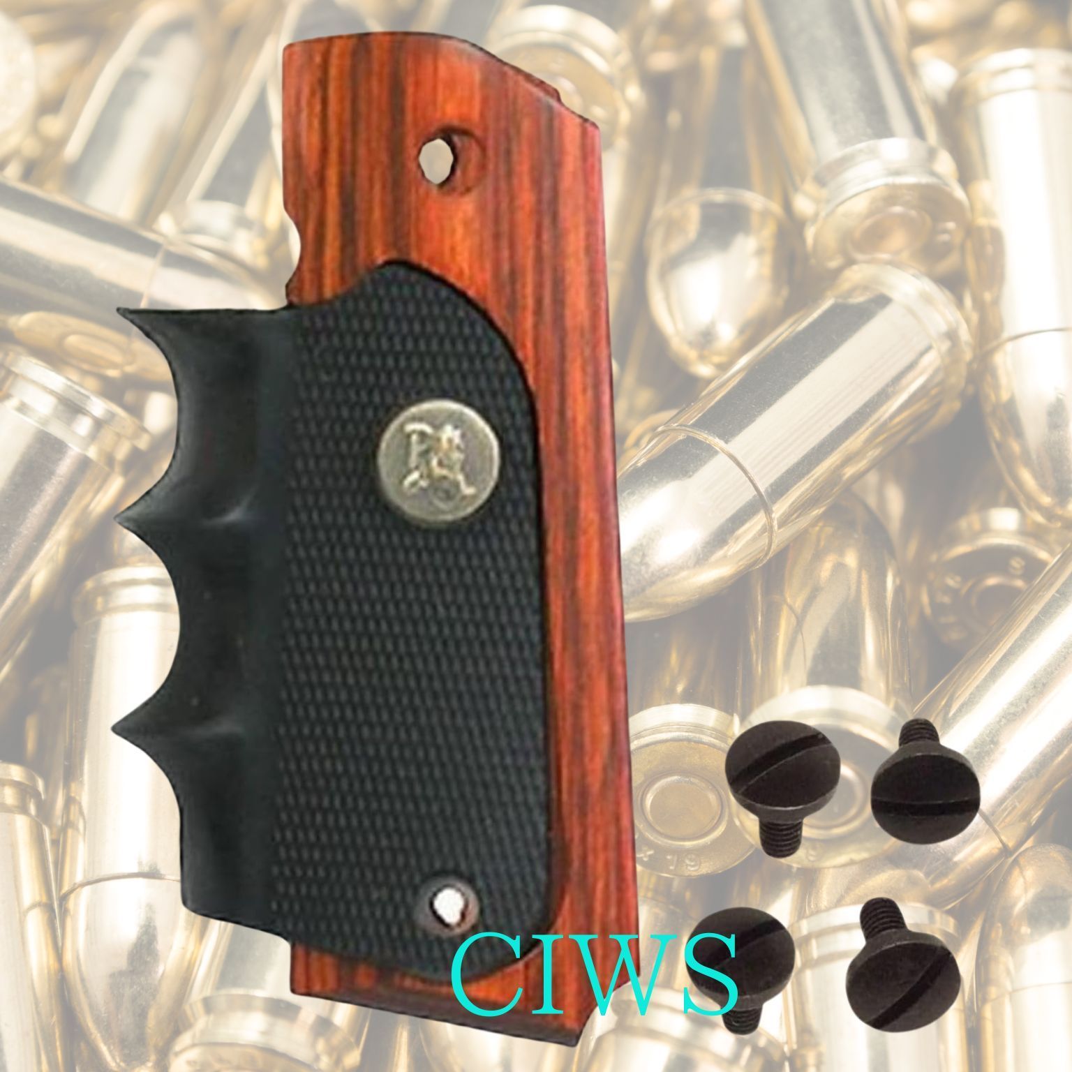 パックマイヤー コルトガバメント / M1911用 ウッド&ラバー グリップ