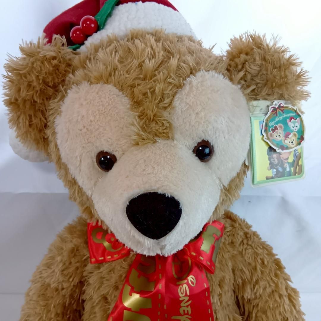 ディズニー ダッフィー ぬいぐるみ タグ付き クリスマスM 美品 約53cm