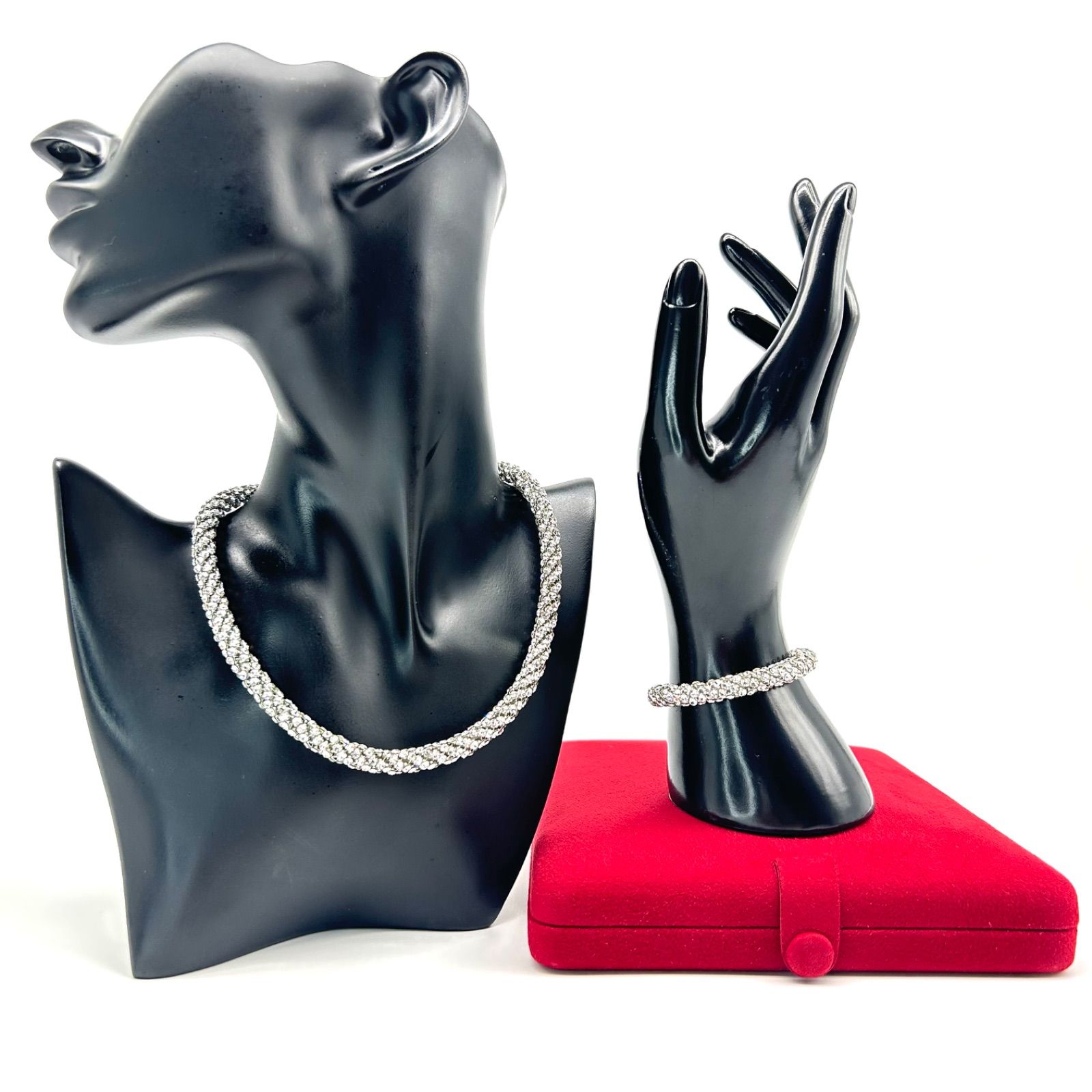 極美品】GACKT愛用 VARTIX バティックス ＃LUV 7mm クリア ネックレス