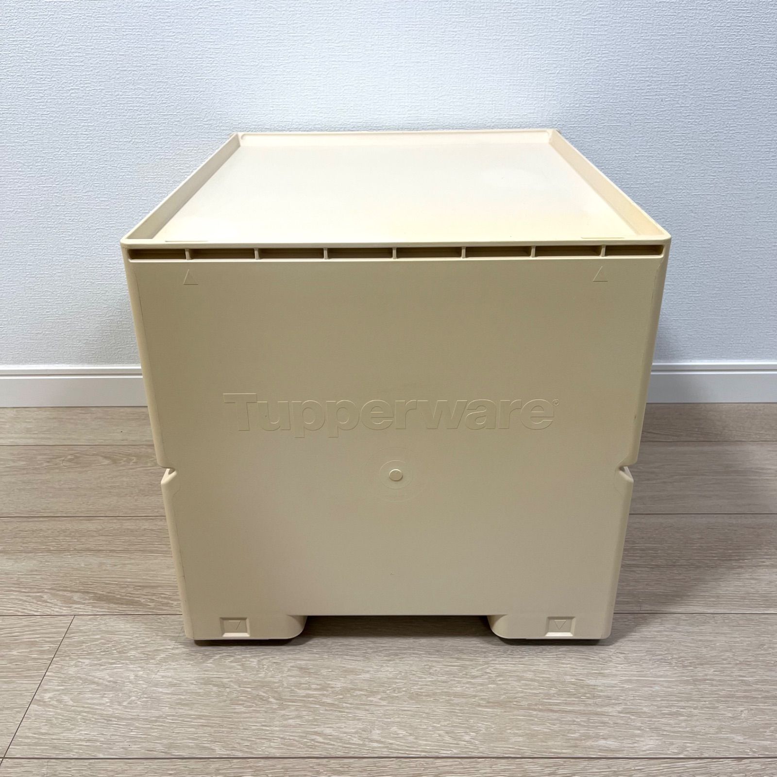 た70)タッパーウェア スーパーチェストミニ 1段引出し Tupperware収納