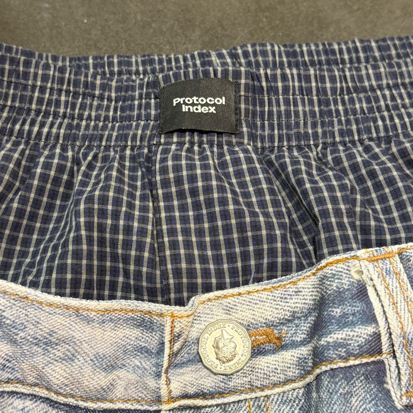 Protocol Index TROMPELOEIL LAYERED PANTS トロンプルイユレイヤード