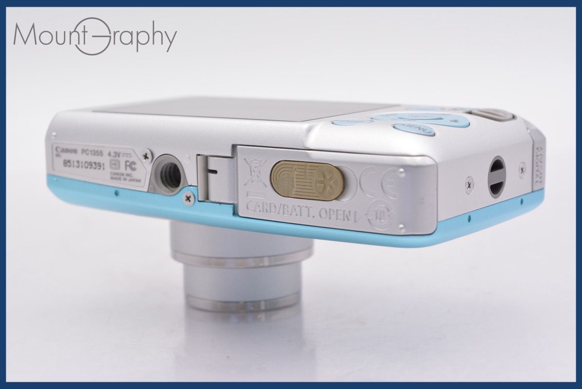 Canon IXY110IS PC1355 水色 ジャンク Canon IXY110IS PC1355 水色