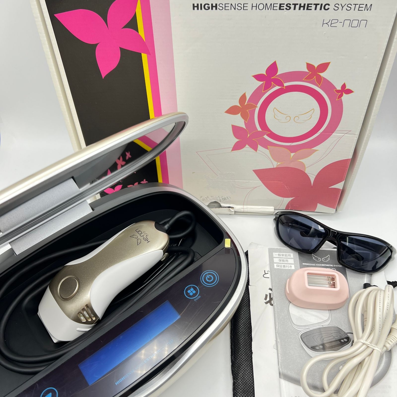 美品】ケノン Ver.8.4 眉脱毛あり カートリッジ2点 スーパープレミアム