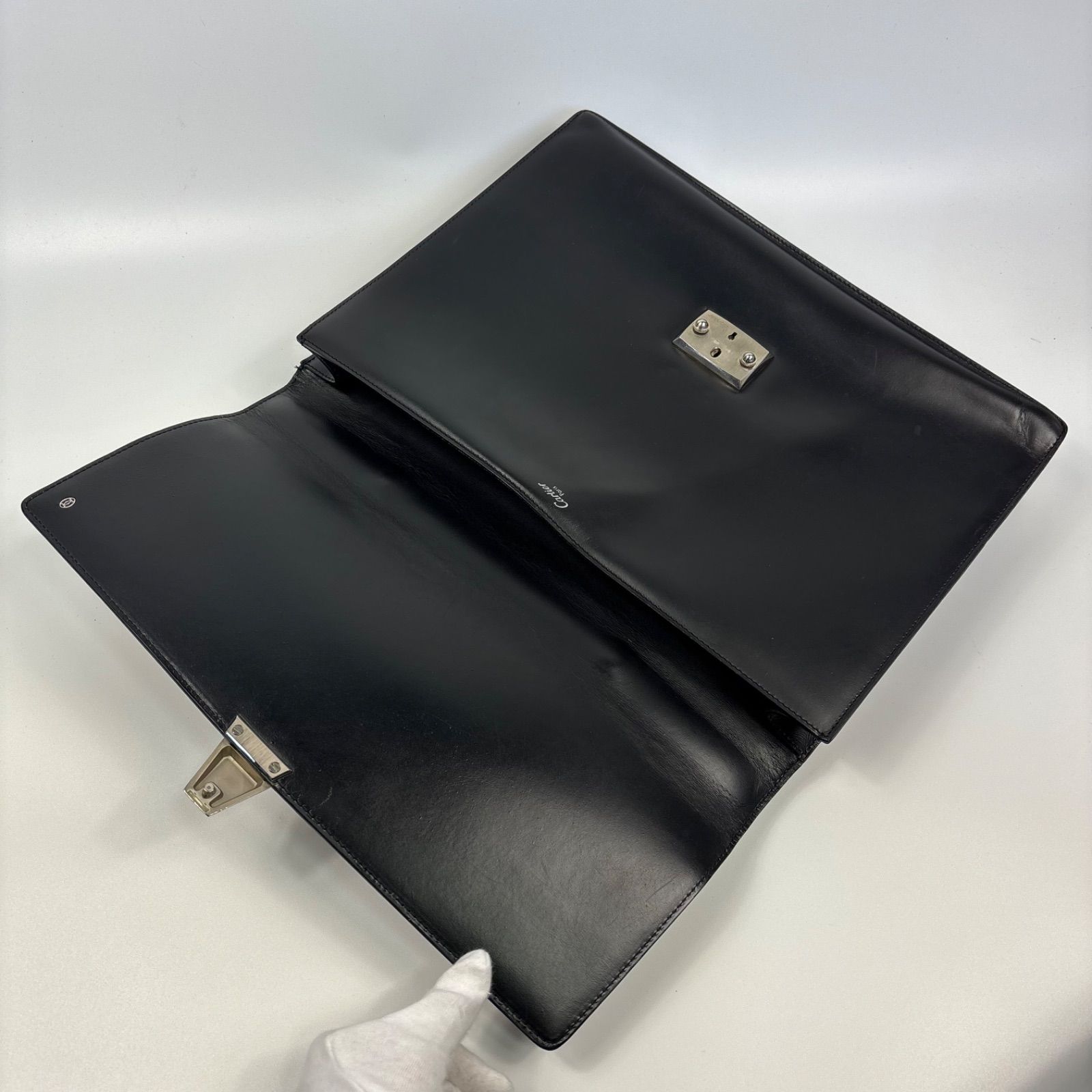 Cartier カルティエ ビジネスバッグ ブリーフケース マストライン ロゴ