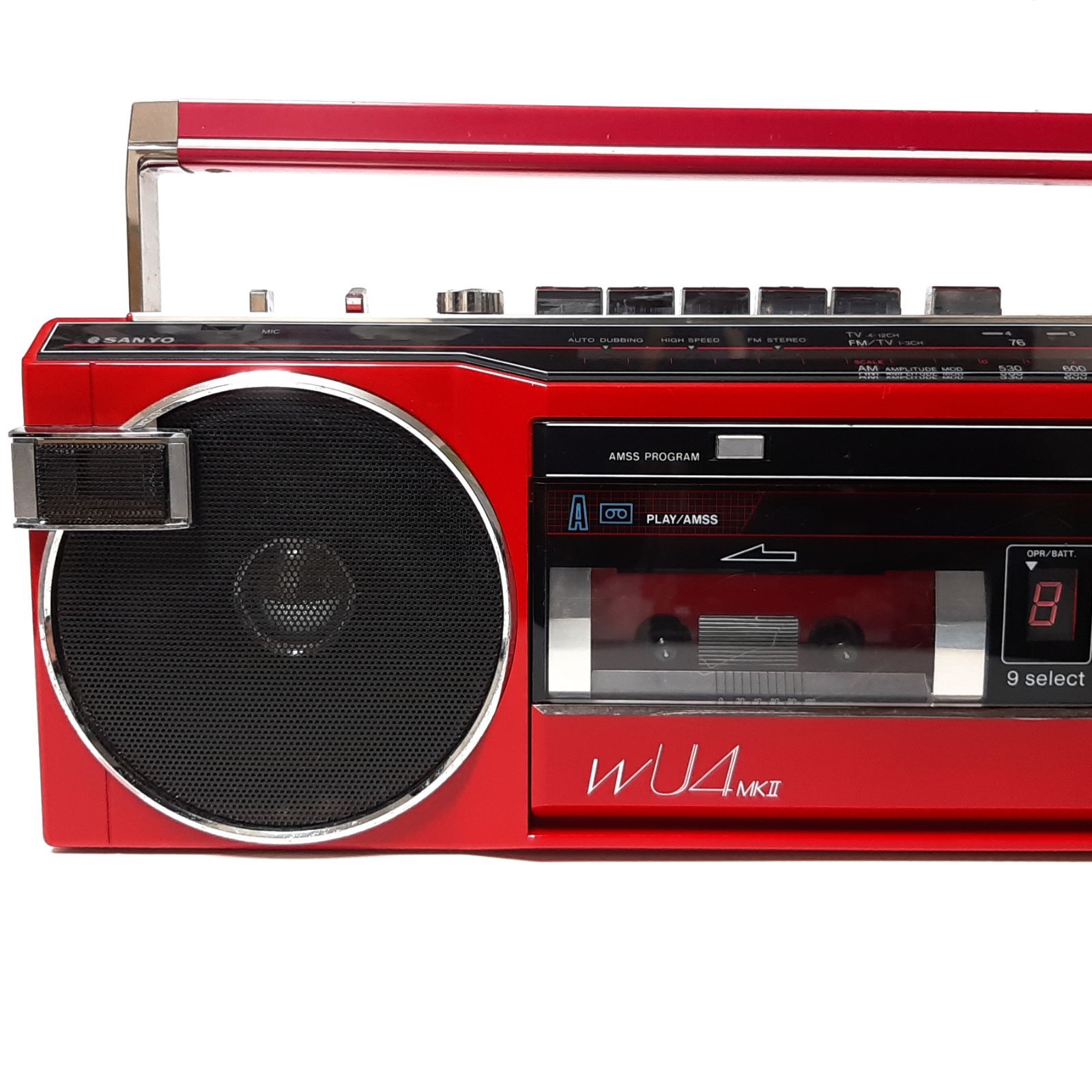 SANYO 三洋電機 MR-WU4MKⅡ(R) ダブルラジカセ ジャンク 80年代ラジオ