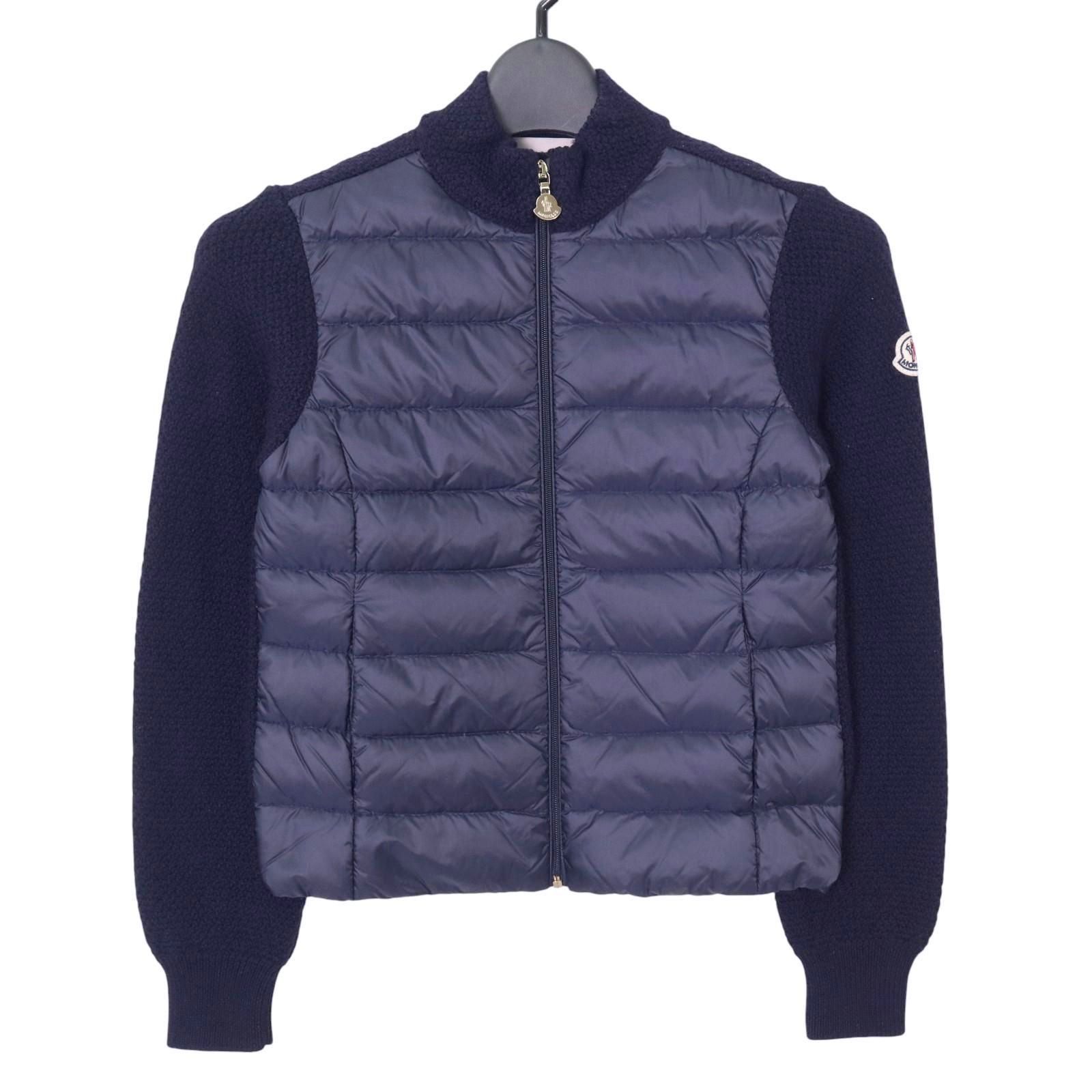 美品＊MONCLER モンクレール ダウンニットコンビジャケット キッズ 140