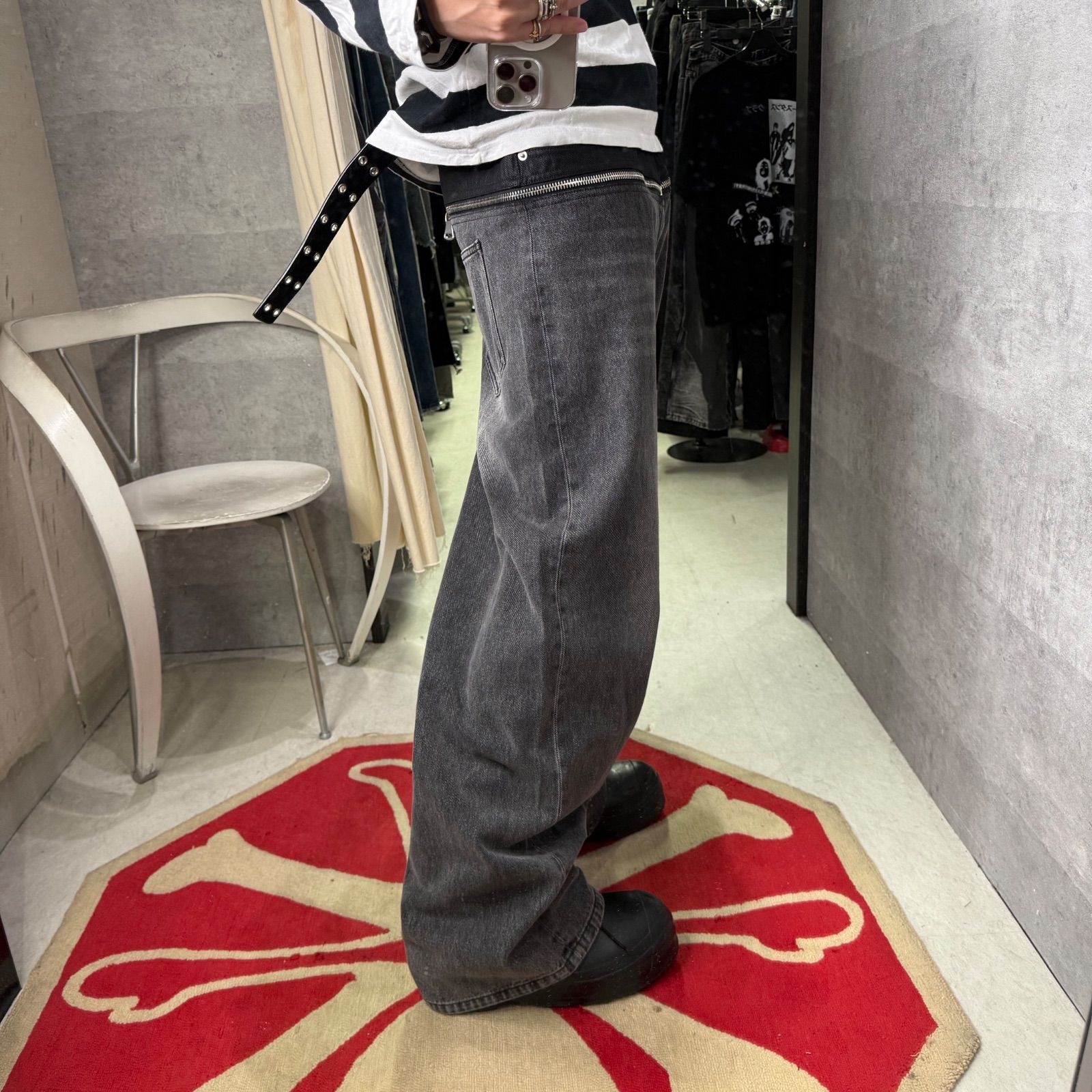 GOAR.ARCHIVE ZIPPER WAIST DENIM - メルカリ