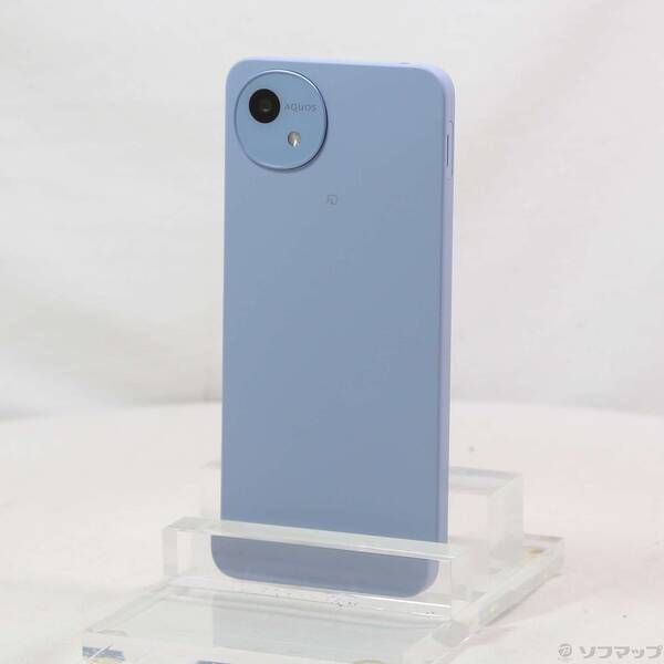 中古品〕 AQUOS wish4 64GB ブルー SH-52E docomo SIMフリー【344