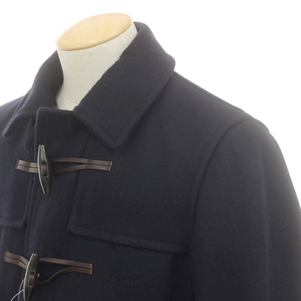 美品 COACH ダッフルコート М相当 濃紺 ウール混合 美品 COACH