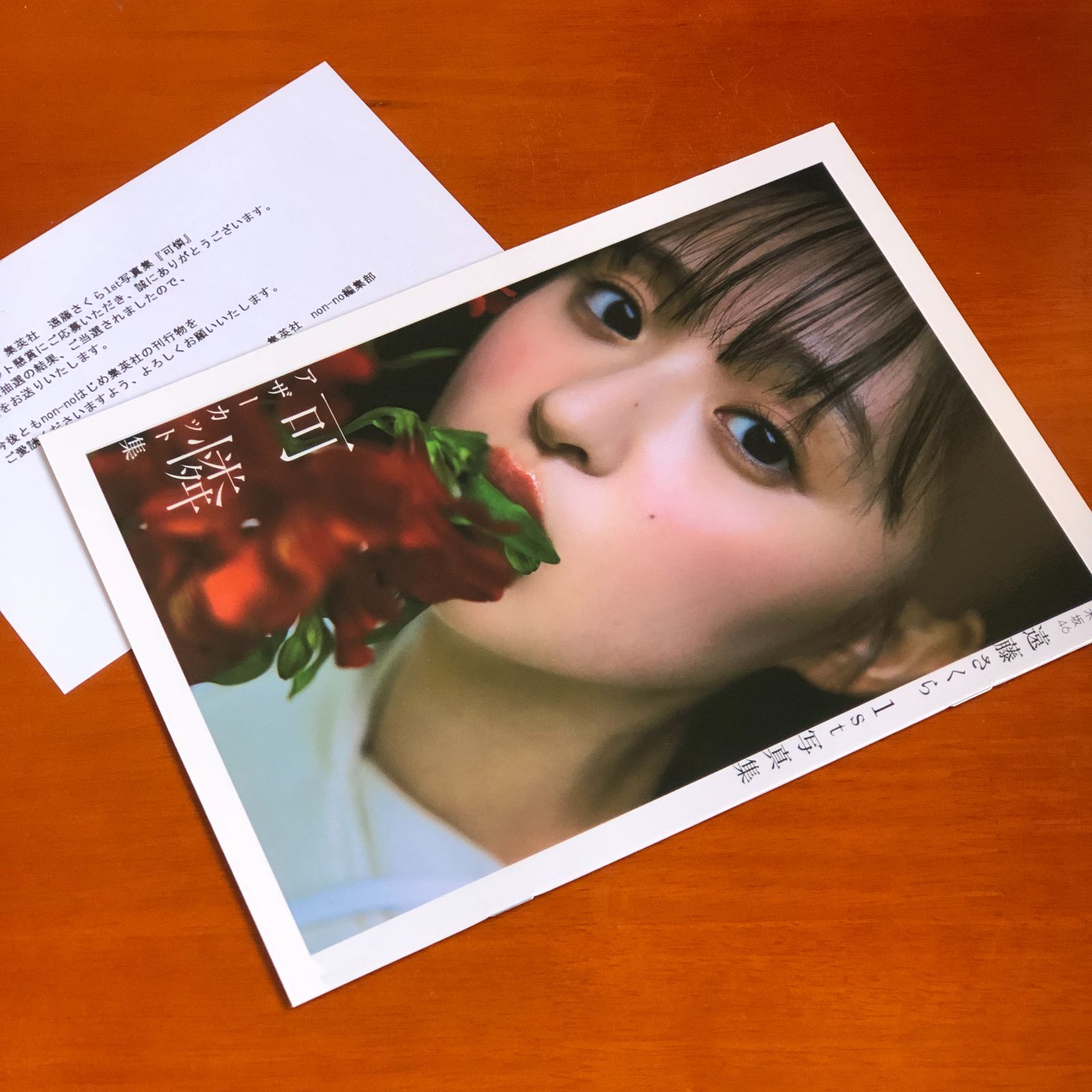 乃木坂46 遠藤さくら 1st写真集 『可憐』 アザーカット ミニブック