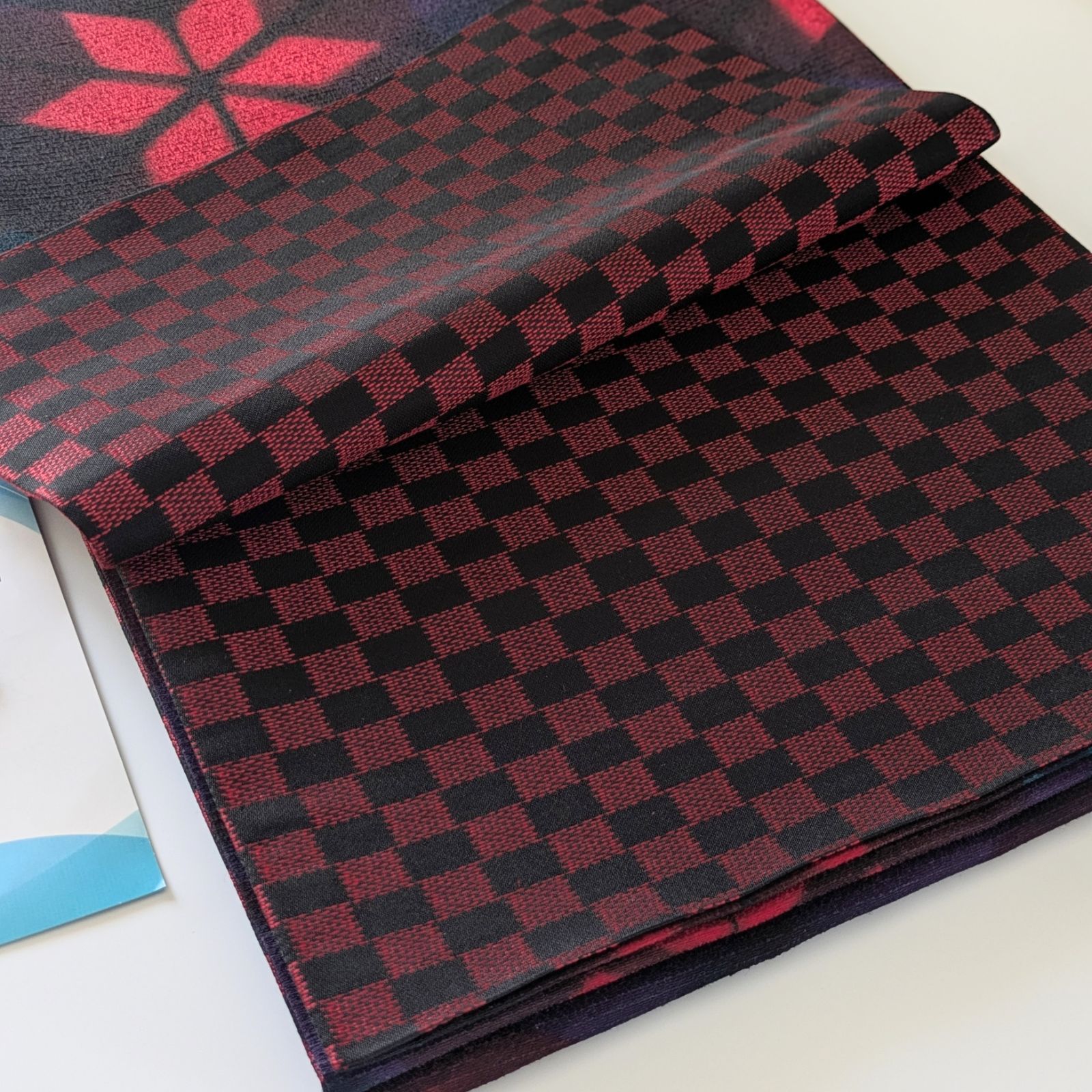 シュトラウス衣正絹高額板締め絞り手染め両面リバーシブル袋帯 - メルカリ