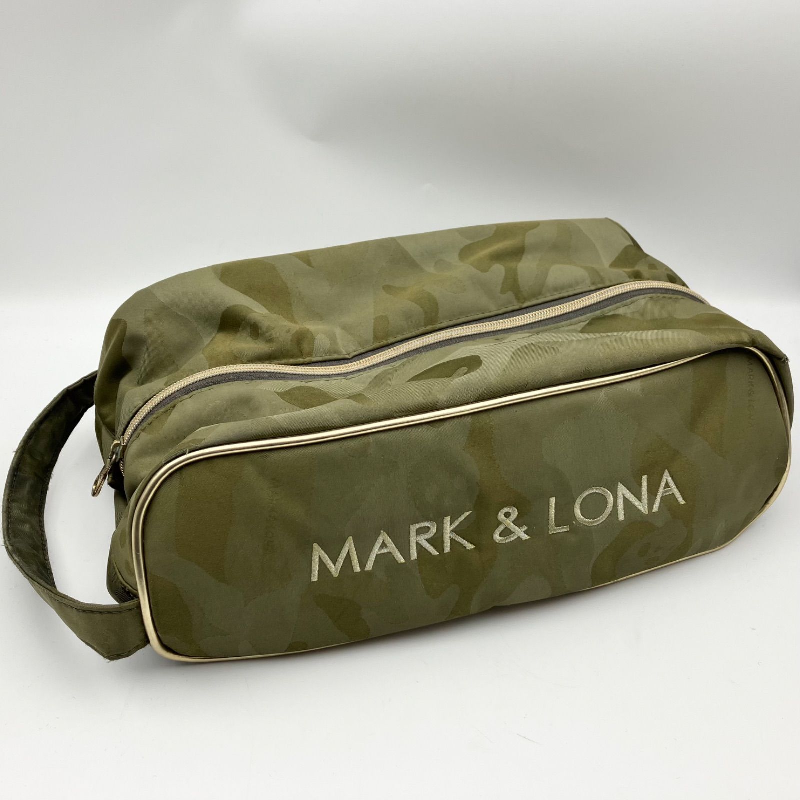 MARK & LONA カモフラージュ メンズゴルフシューズバッグ MARK & LONA