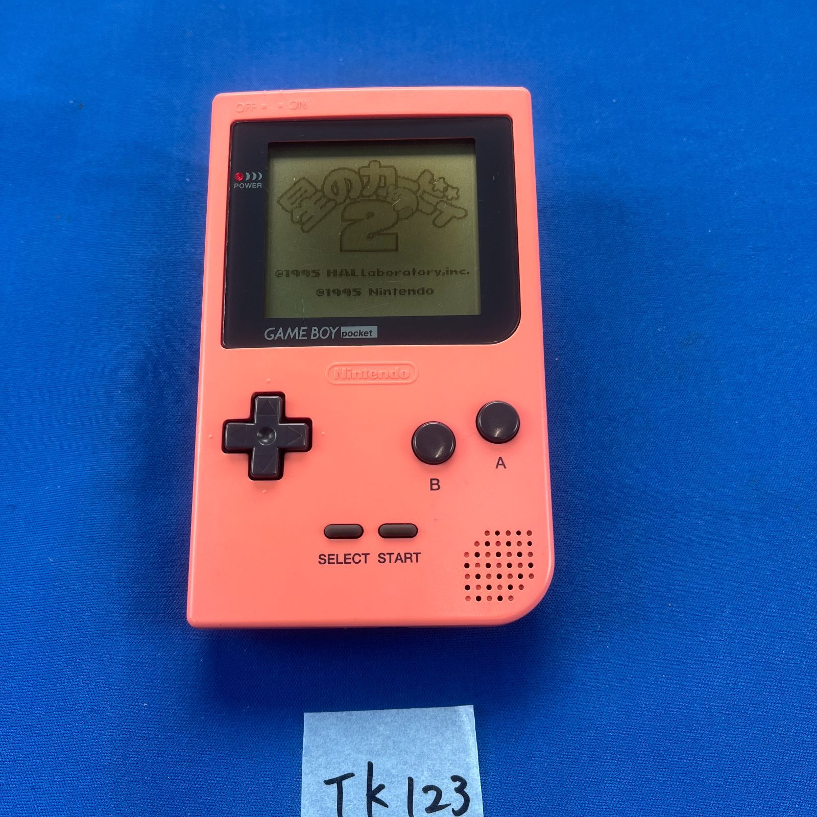 ◇TK123 ゲームボーイ ポケット GAME BOY pocket ピンク MGB-001 本体