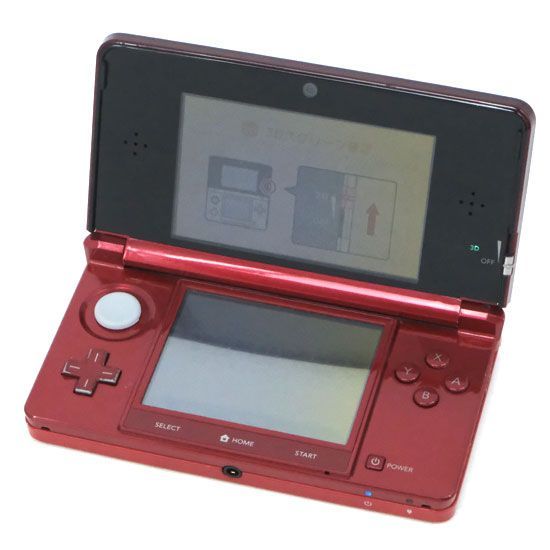 bn:18] 任天堂 ニンテンドー3DS フレアレッド CTR-S-RAAA 本体のみ