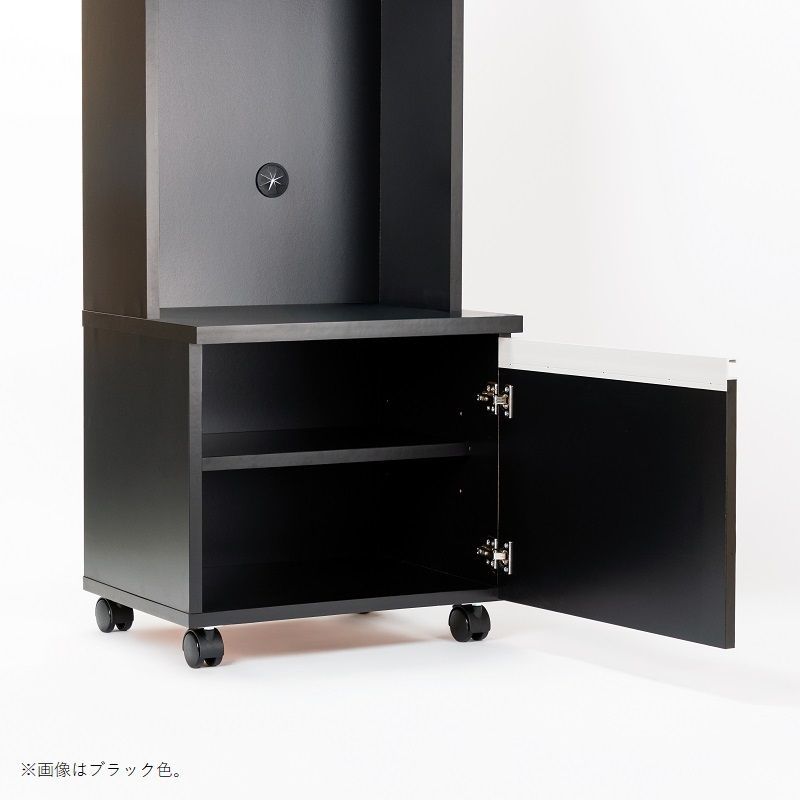 家具屋台オリジナル☆組立不要！家スロくん（ブラック）スロット台用