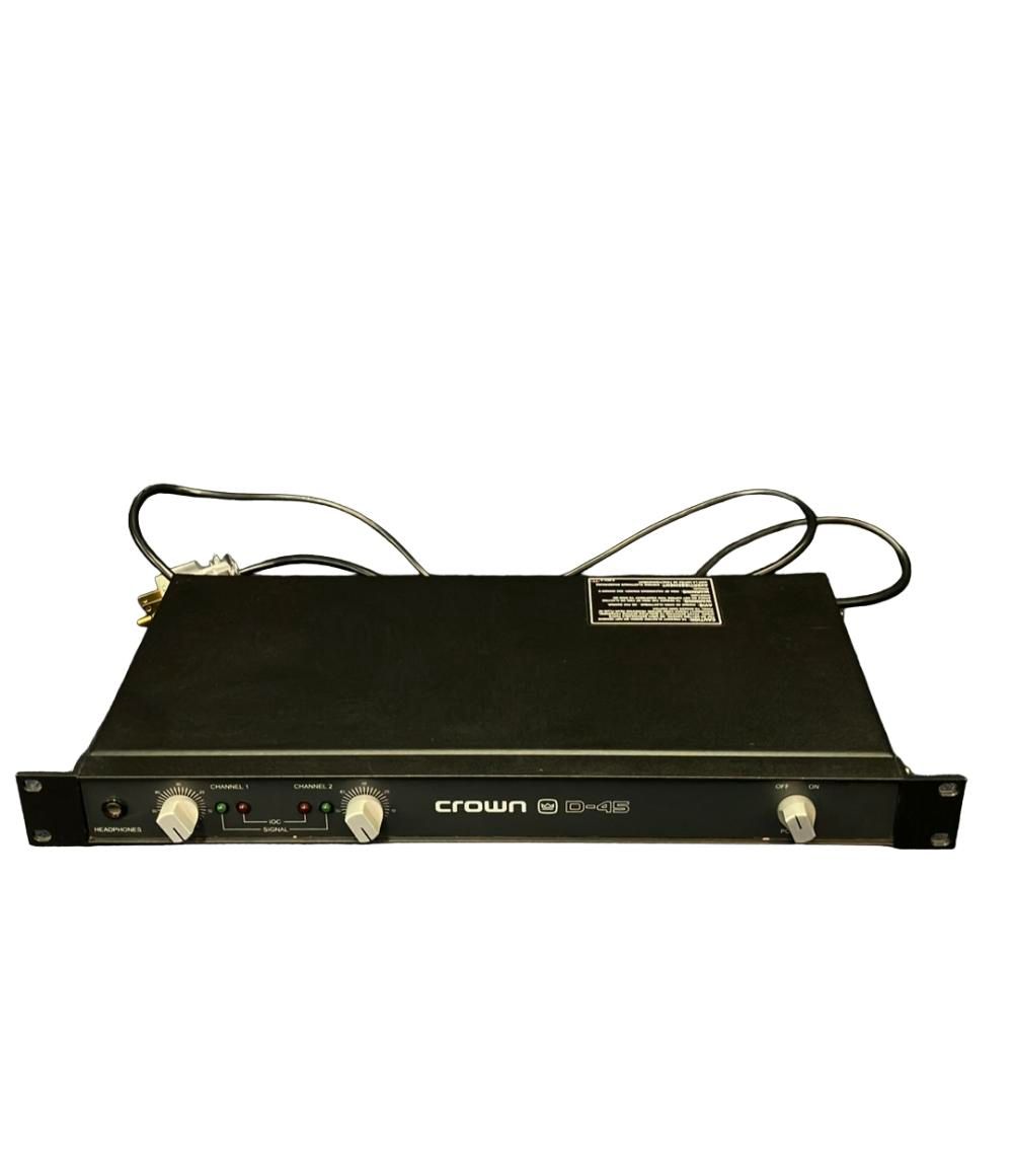 クラウン crown クラウン D-45 完動美品 CROWN D-45 ステレオパワー