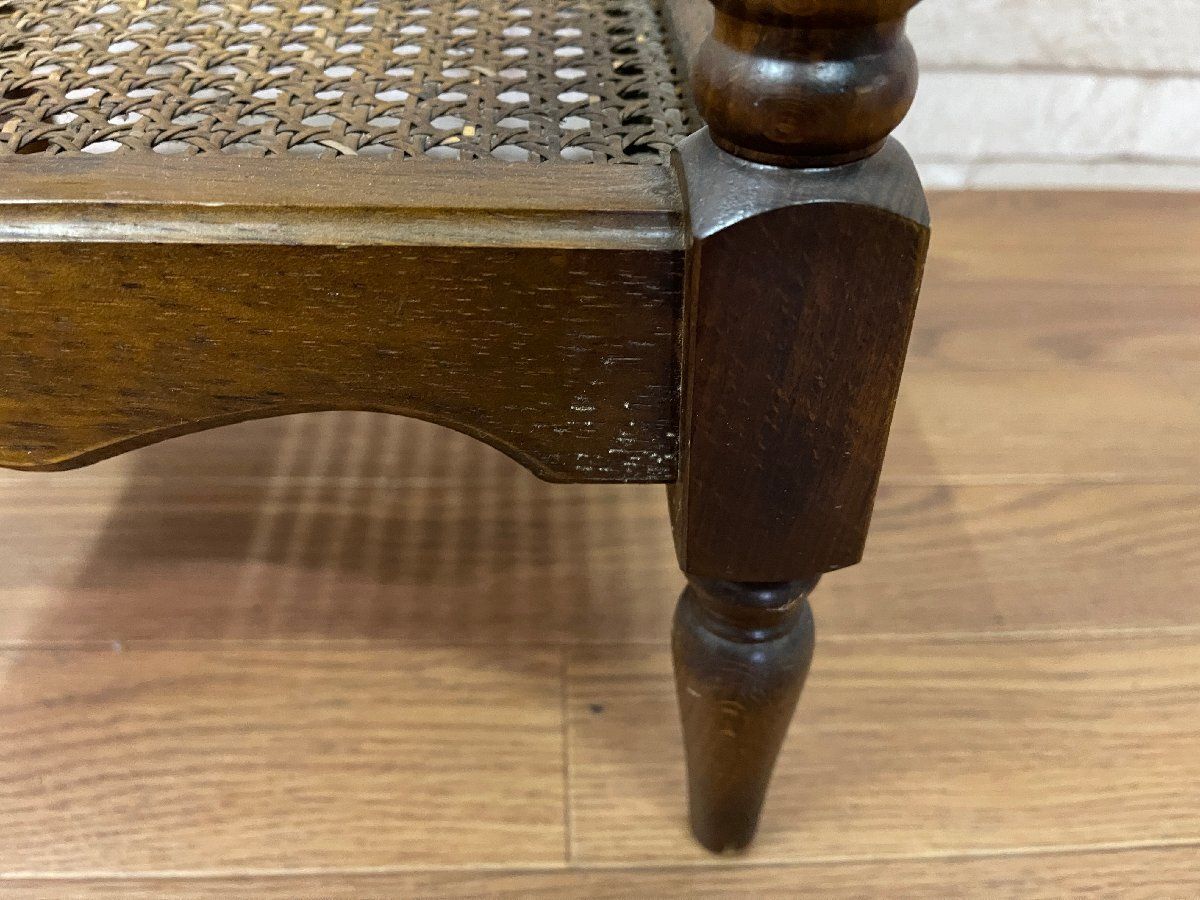 □カリモク karimoku コロニアルシリーズ サイドテーブル ラタン 電話