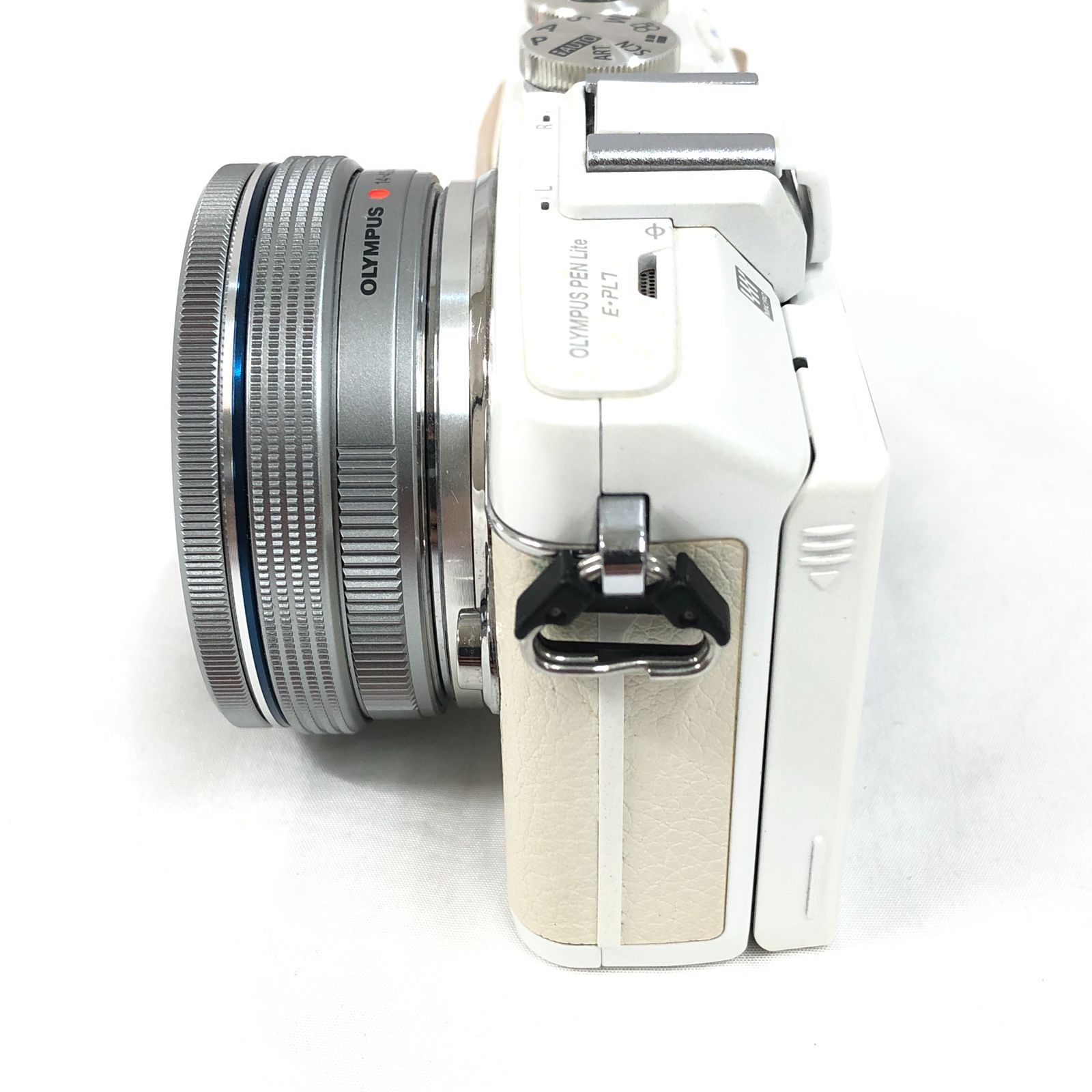 ジャンク】OLYMPUS PEN E-PL7 14-42mm EZレンズキット ホワイト ミラー