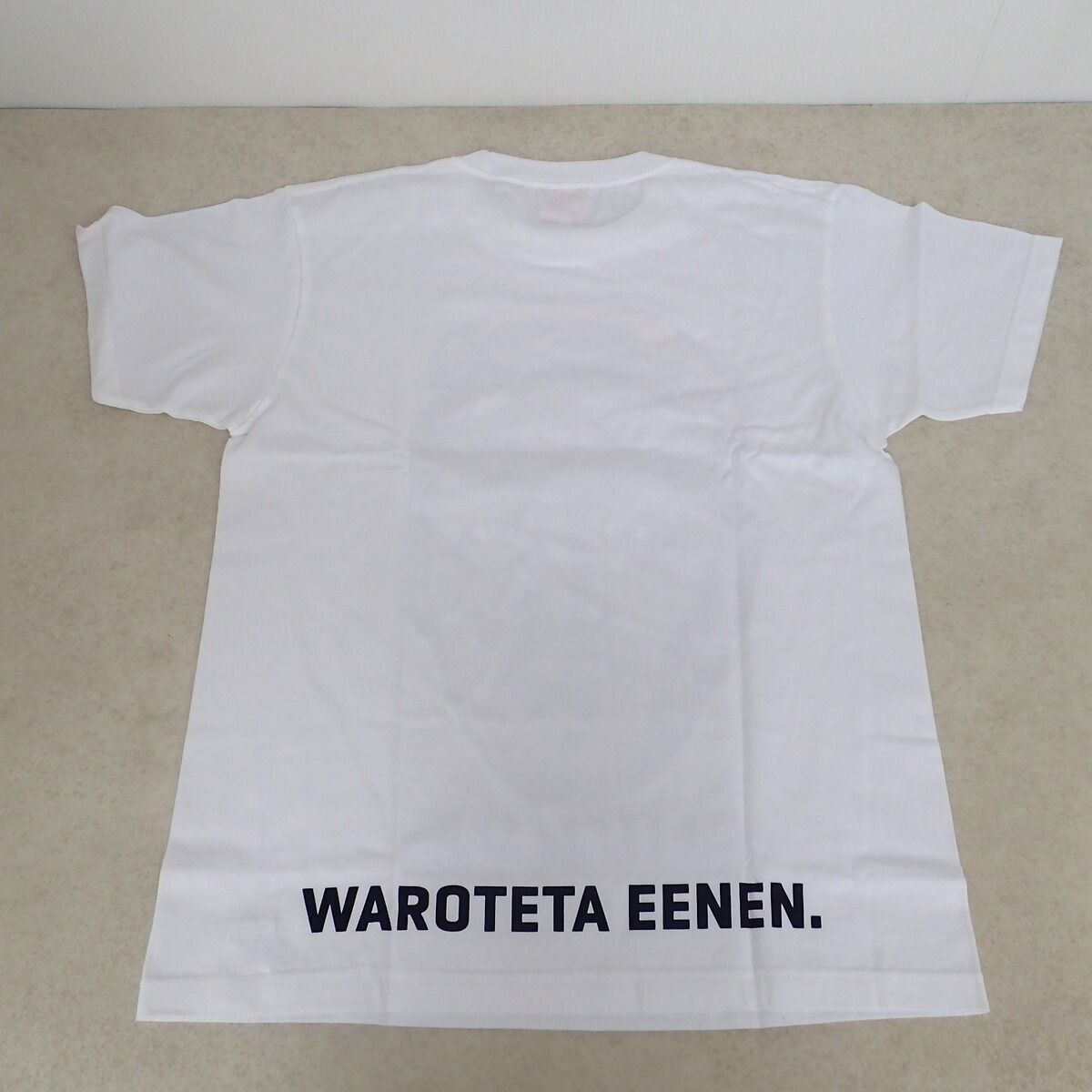 わいわい SUKKYA. デカデコ俺デコ顔デカTシャツ 誕生日 WHITE Mサイズ