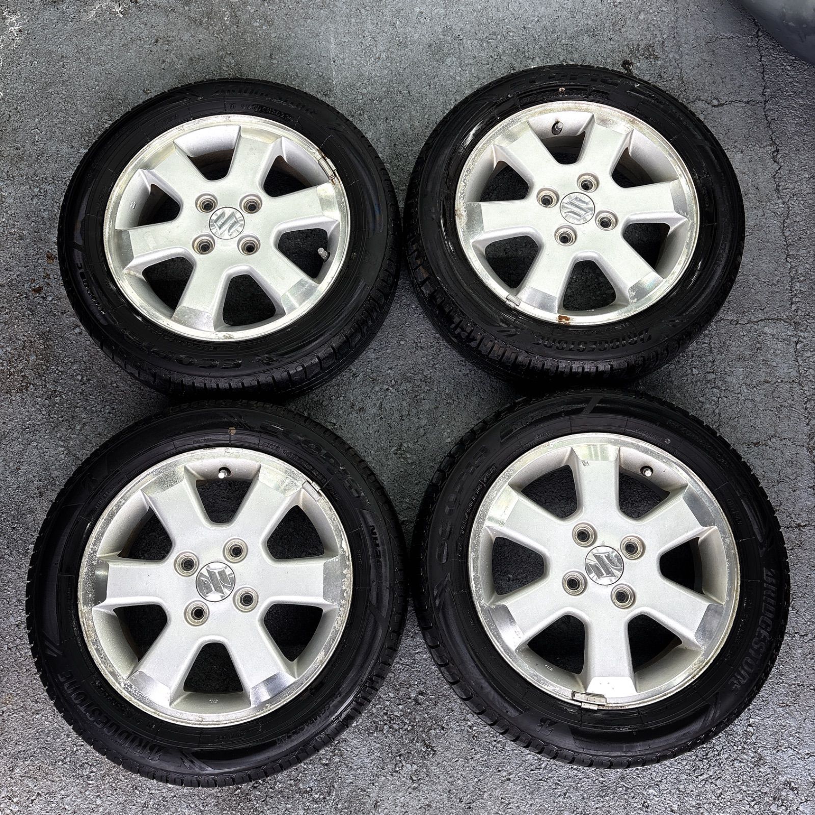 最終値下げ【送料無料】スズキ エブリィ 純正ホイールタイヤセット 165