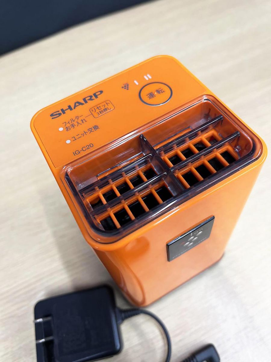 シャープ IG－KC1－D オレンジ系 車載用 プラズマクラスターイオン