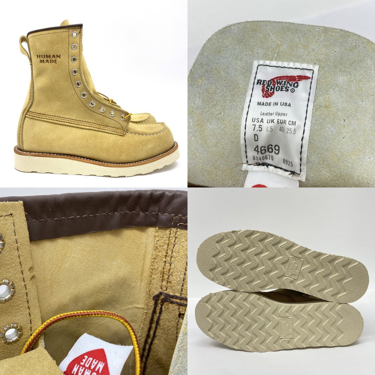 未使用】HUMAN MADE × RED WING ヒューマンメイド レッドウィング 8
