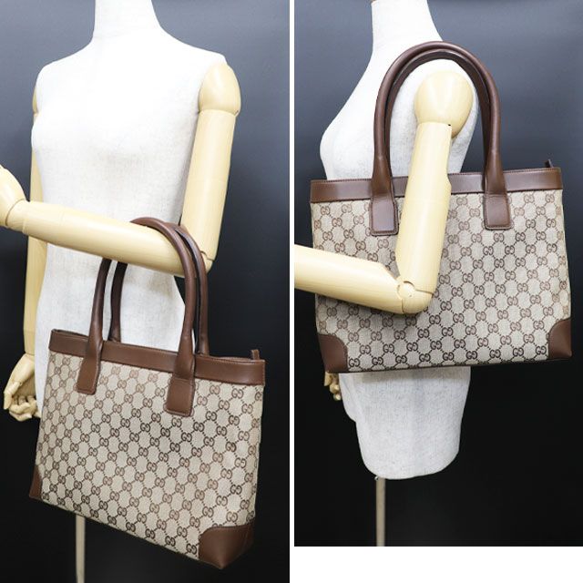 グッチ GUCCI GGキャンバス トートバッグ 33890 GGキャンバス レザー
