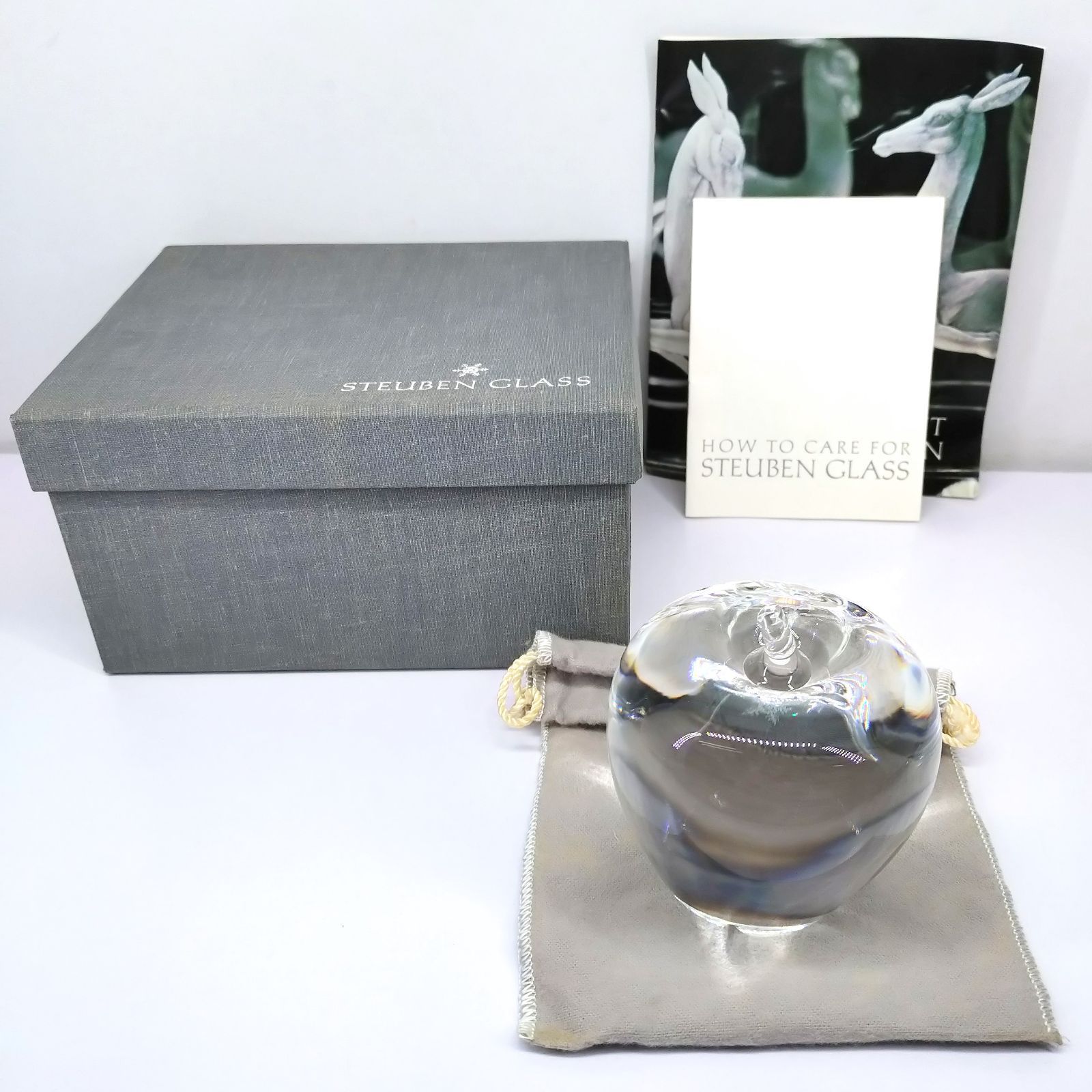 Steuben スチューベン クリスタル りんご - メルカリ