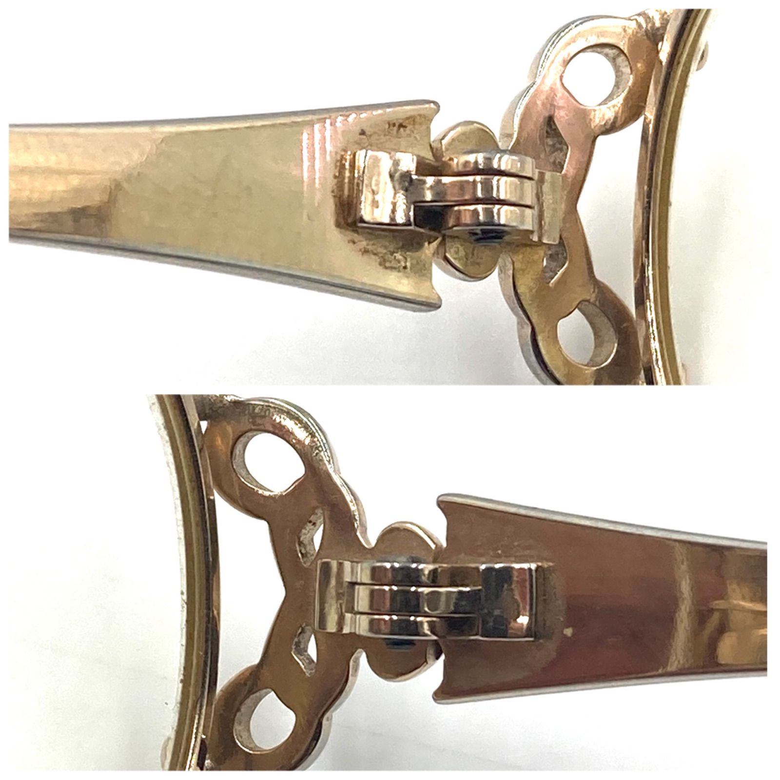 FENDI フェンディ FE-0301-2 メガネ オーバル型 フルリム 金属フレーム